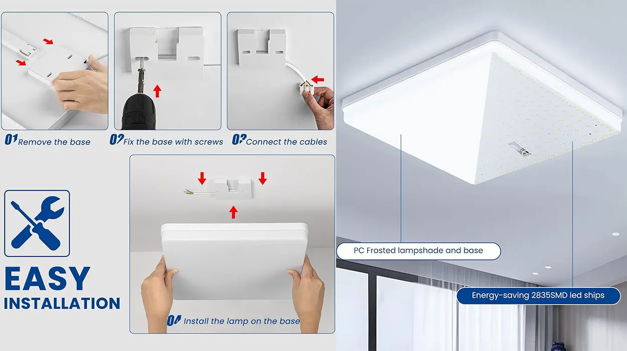 Lámpara de techo LED Easy Eagle de 4.800 lm barata