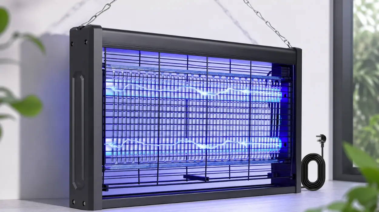 Adiós zumbidos y picaduras con esta lámpara matamosquitos eléctrica de 20 W