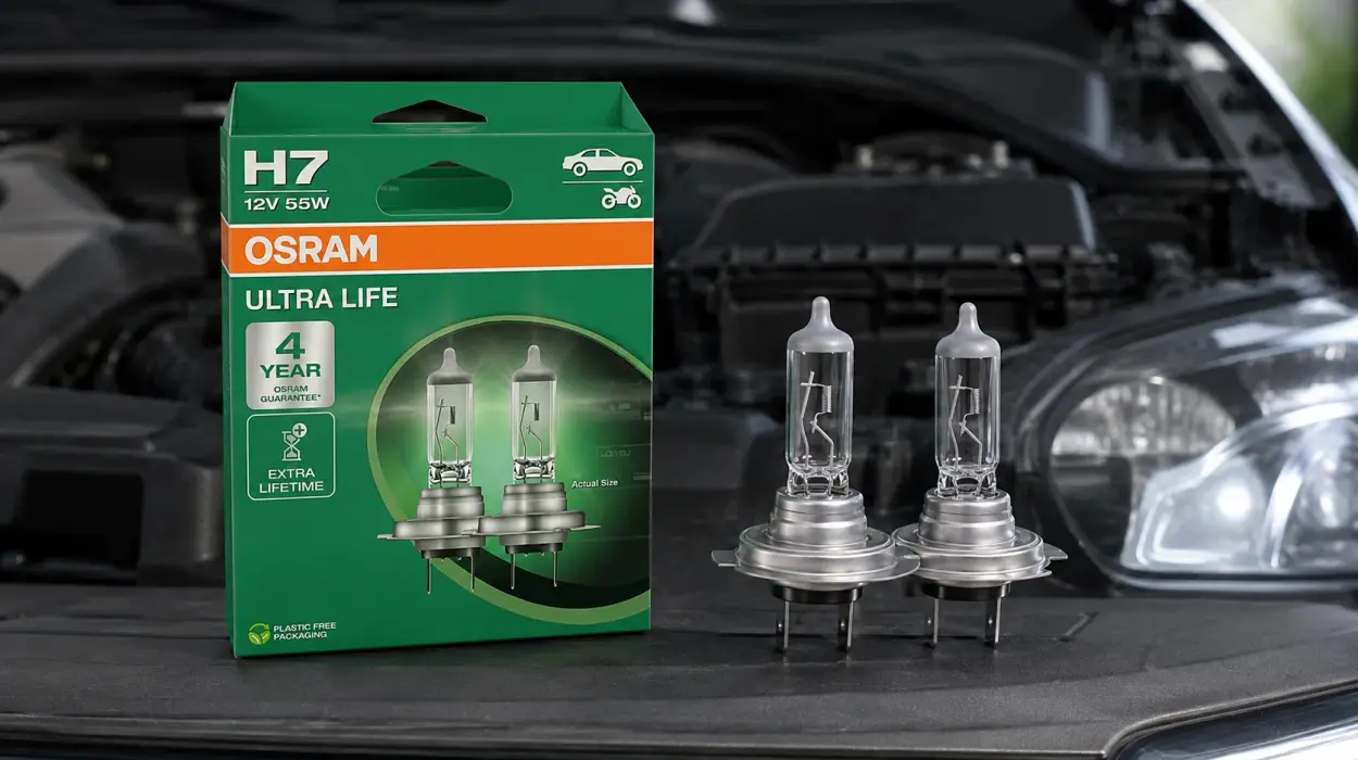 Larga vida útil para tus faros: OSRAM ULTRA LIFE H7, duraderas y con garantía