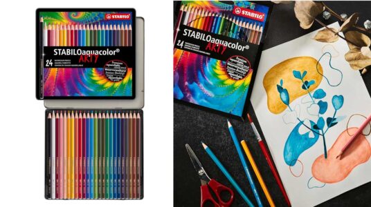 lapices de colores acuarelables Stabilo Aquacolor baratos