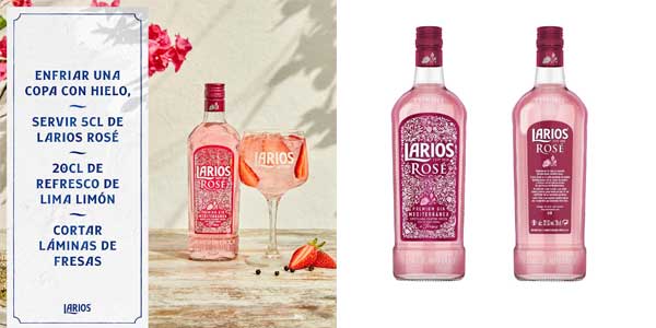 Larios Rosé Ginebra oferta