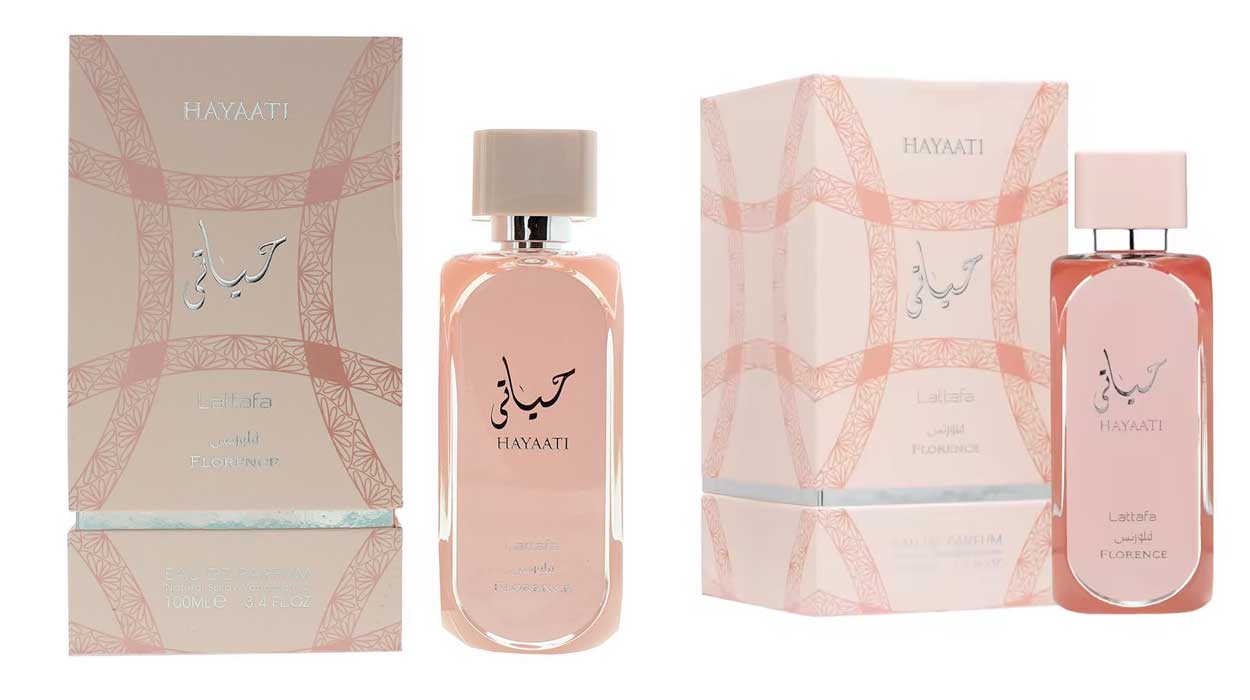 Lattafa Hayaati Florence perfume barato