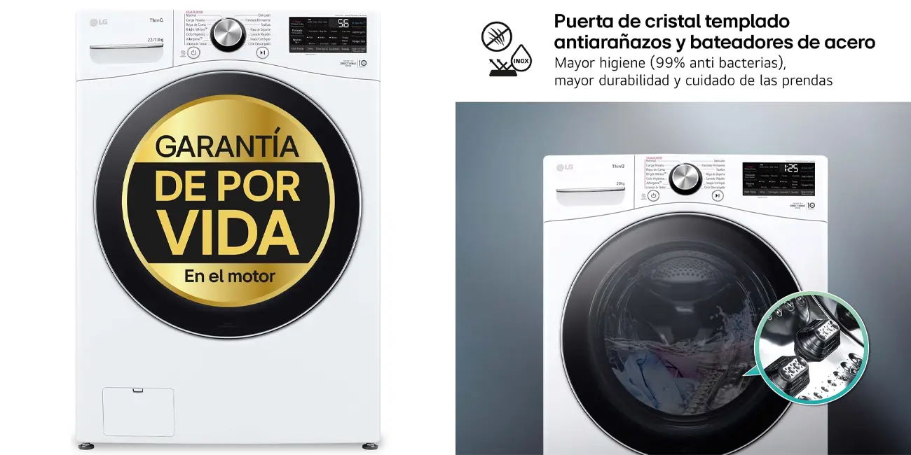 Lavadora inteligente LG F0P3CYV2W