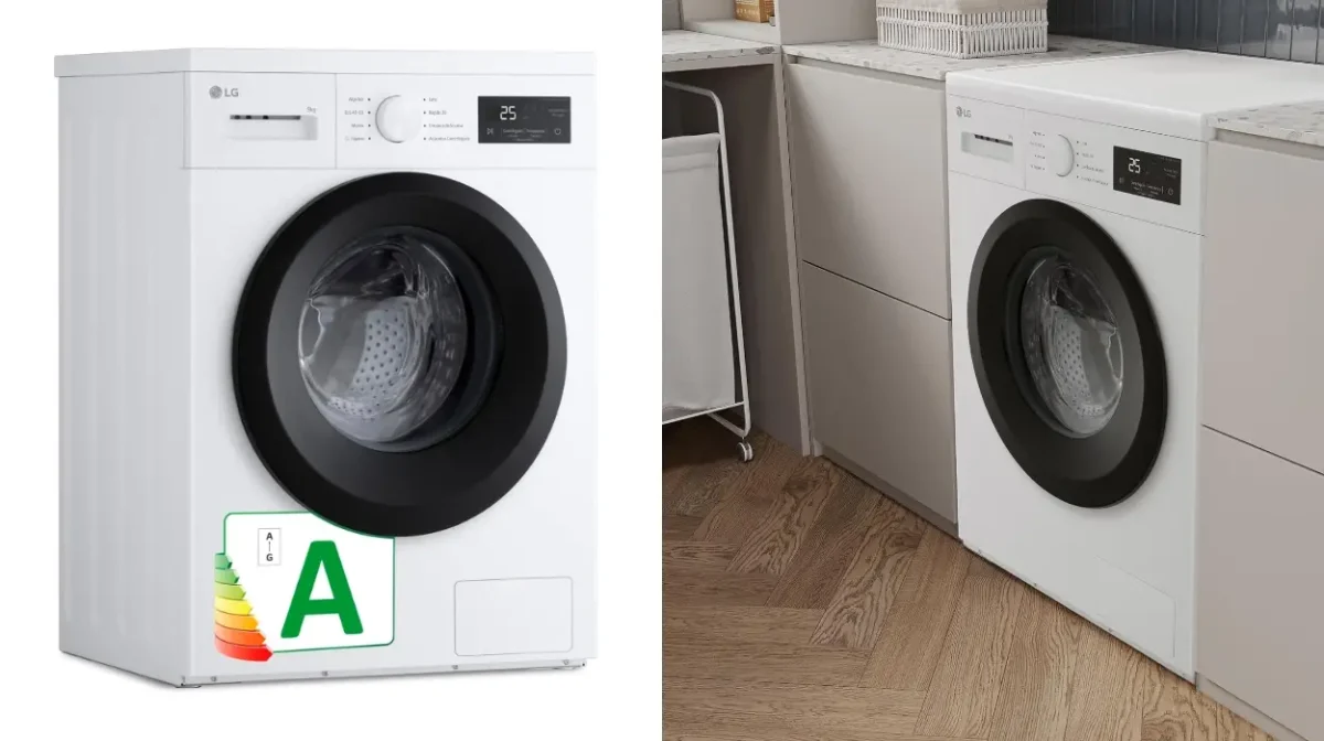 Lavadora LG F4A1009NWK 9 kg, 1400 rpm