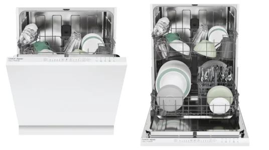 lavavajillas integrable Candy Rapidò CI 3E53E0W de 13 servicios