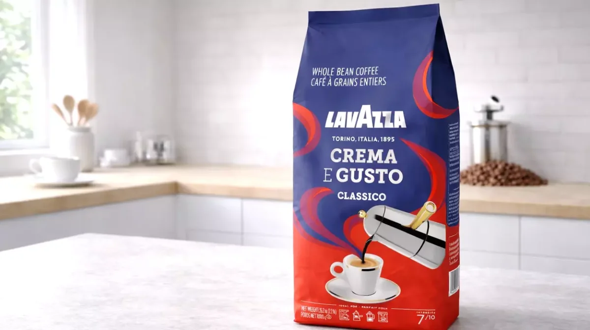 Café en grano tostado Lavazza Crema e Gusto Classico de 1 kg
