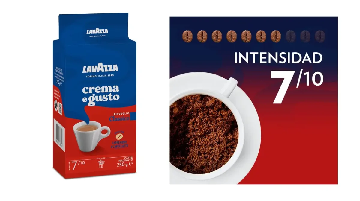 Pack x4 Café Molido Lavazza Crema e Gusto Classico de 250 g