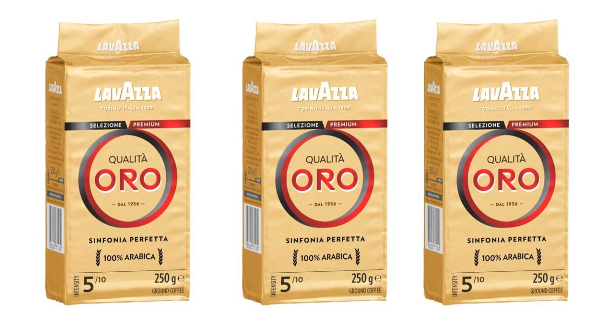 Café molido del BUENO para rato: Consigue 3 paquetes de Lavazza Oro de 250 g la unidad ¡CORRE!