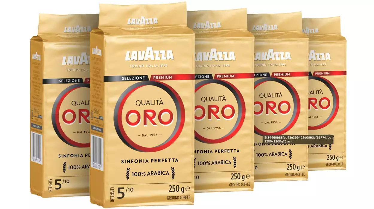 Chollo Pack de 5 paquetes de café molido Lavazza Oro de 250 g