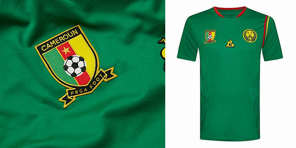 Le Coq Sportif camerun camiseta primera equipación chollo