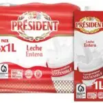 Leche entera President barata