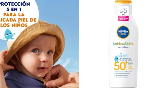 Leche solar NIVEA SUN Babies & Kids Sensitive FP50+