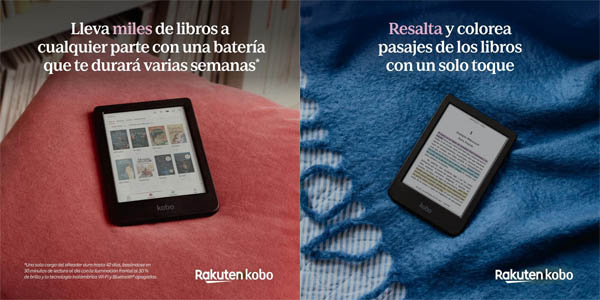 Lector electrónico Kobo Clara Colour