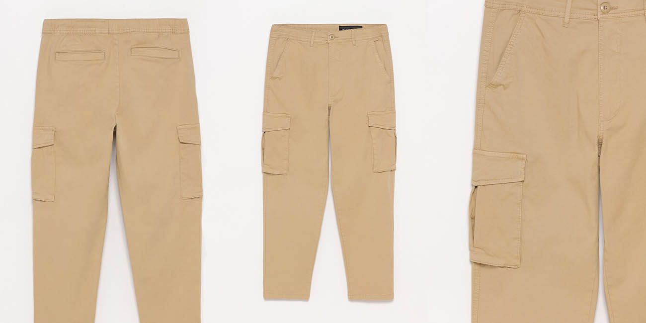 Lefties pantalón chino cargo hombre chollo