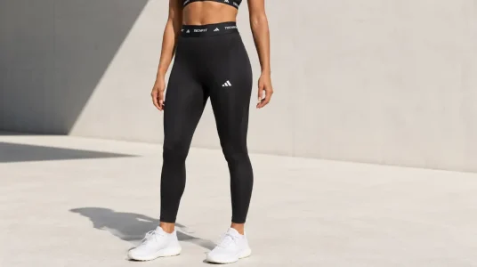 Leggings adidas Techfit para mujer, ajuste ajustado y cintura elástica