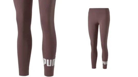 leggins Puma Ess Logo en color marrón para mujer