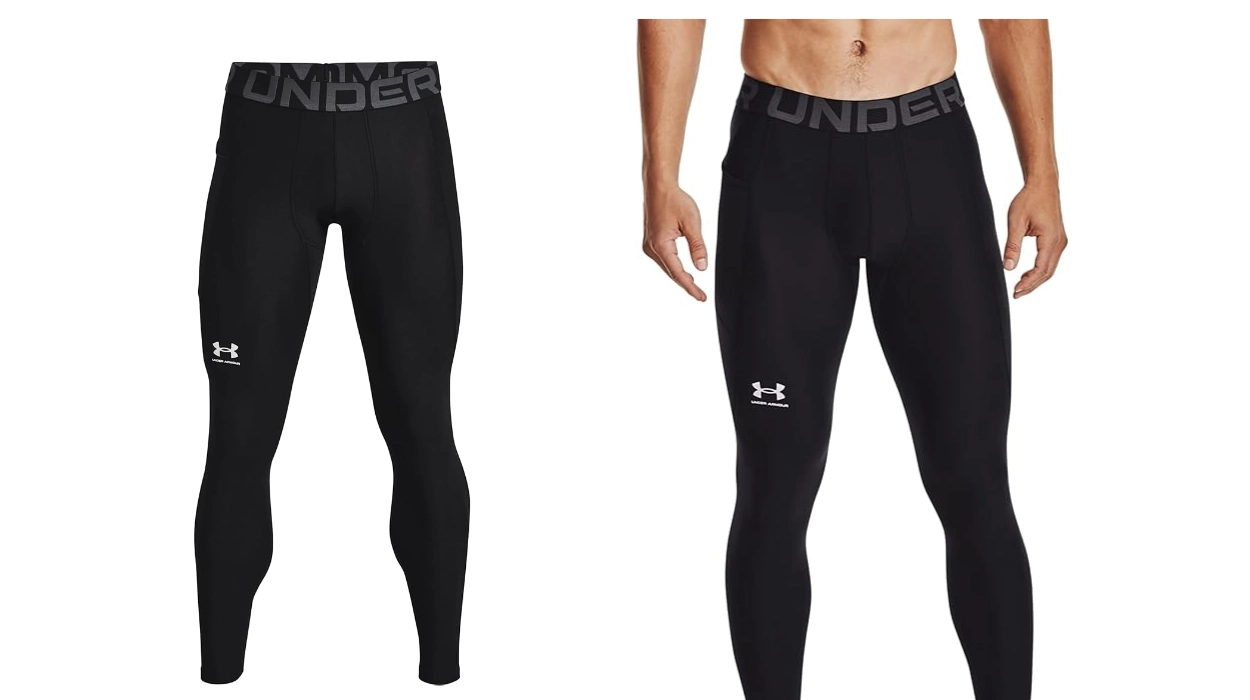 leggins Under Armour HeatGear hombre negros barato