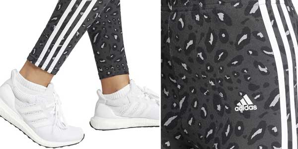 adidas Essentials 3-Stripes Animal Print Leggings oferta