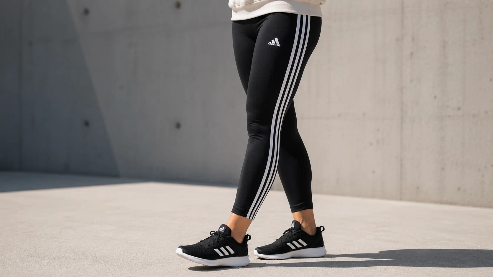  leggins de algodón Adidas 3 Stripes 