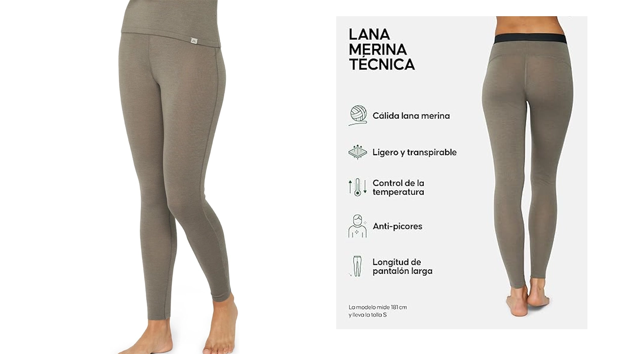 leggins de lana merino Danish Endurance para mujer