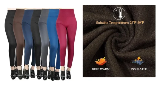 leggins térmicos Moon Wood con forro polar