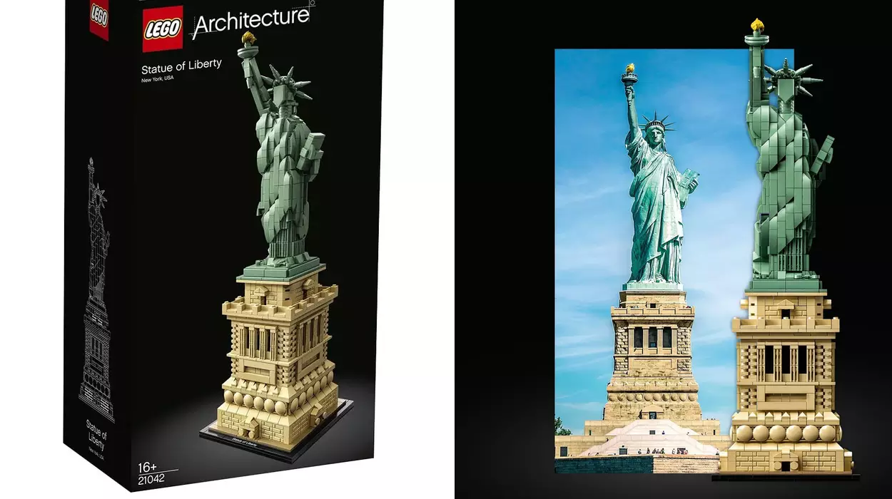 Estatua de la Libertad de LEGO barata