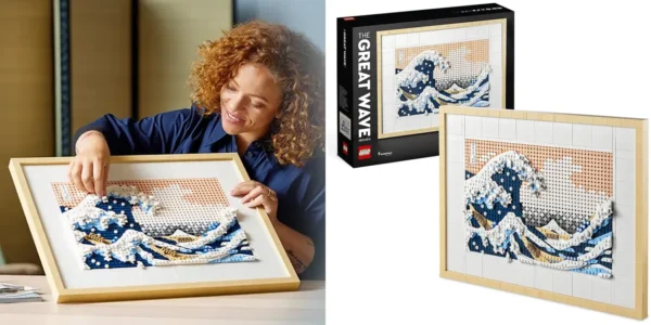 Cuadro LEGO ART Hokusai: La Gran Ola 3D