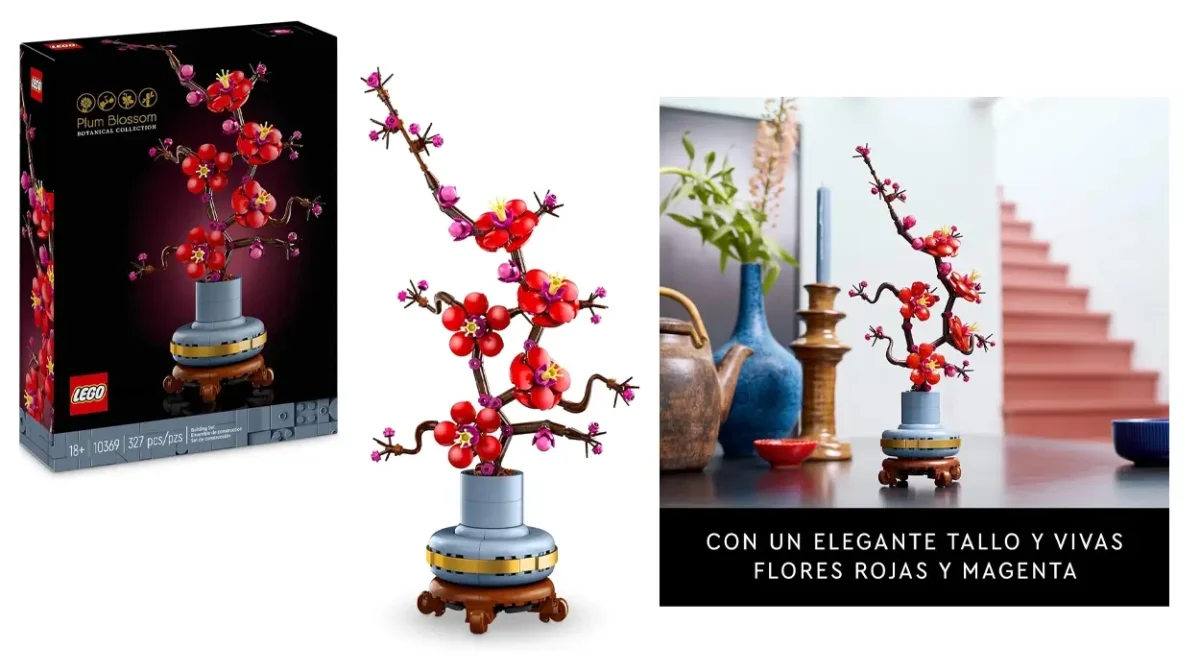 LEGO Botanicals Flor de Ciruelo Adorno Floral