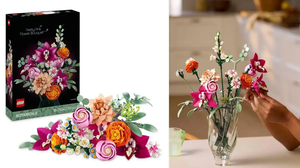 LEGO Botanicals Ramo de Flores Fantasía en Rosa