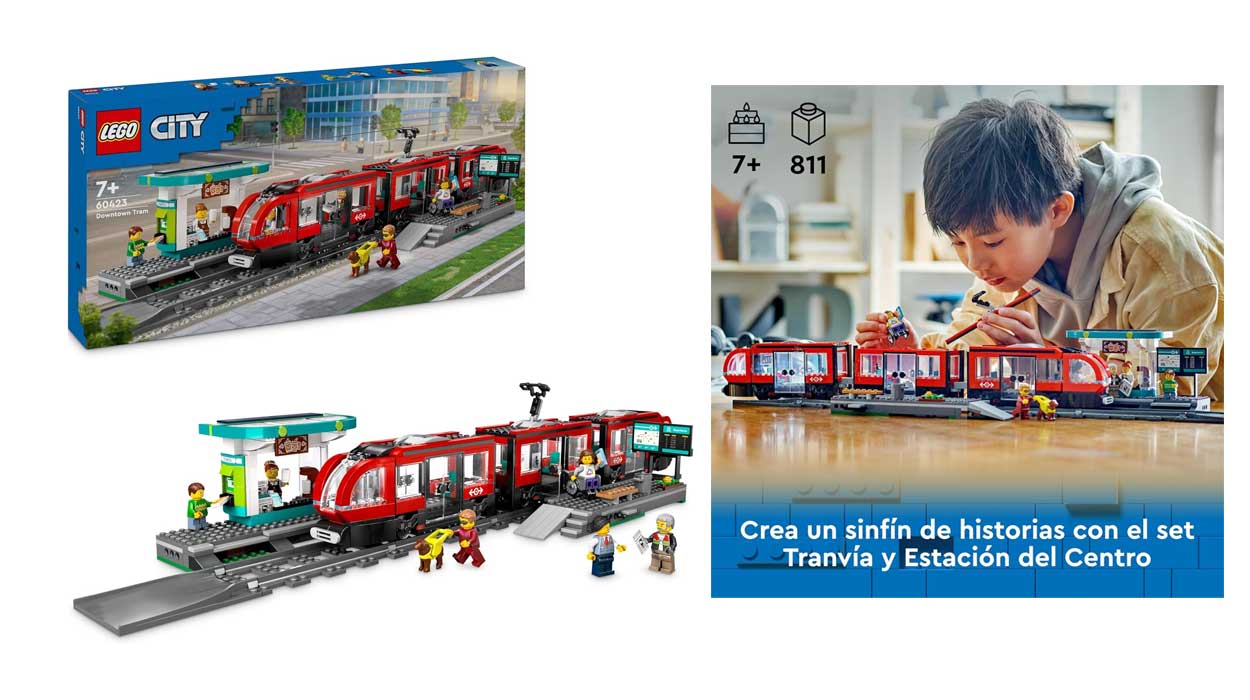 Lego City Tranvía y Estación del Centro oferta