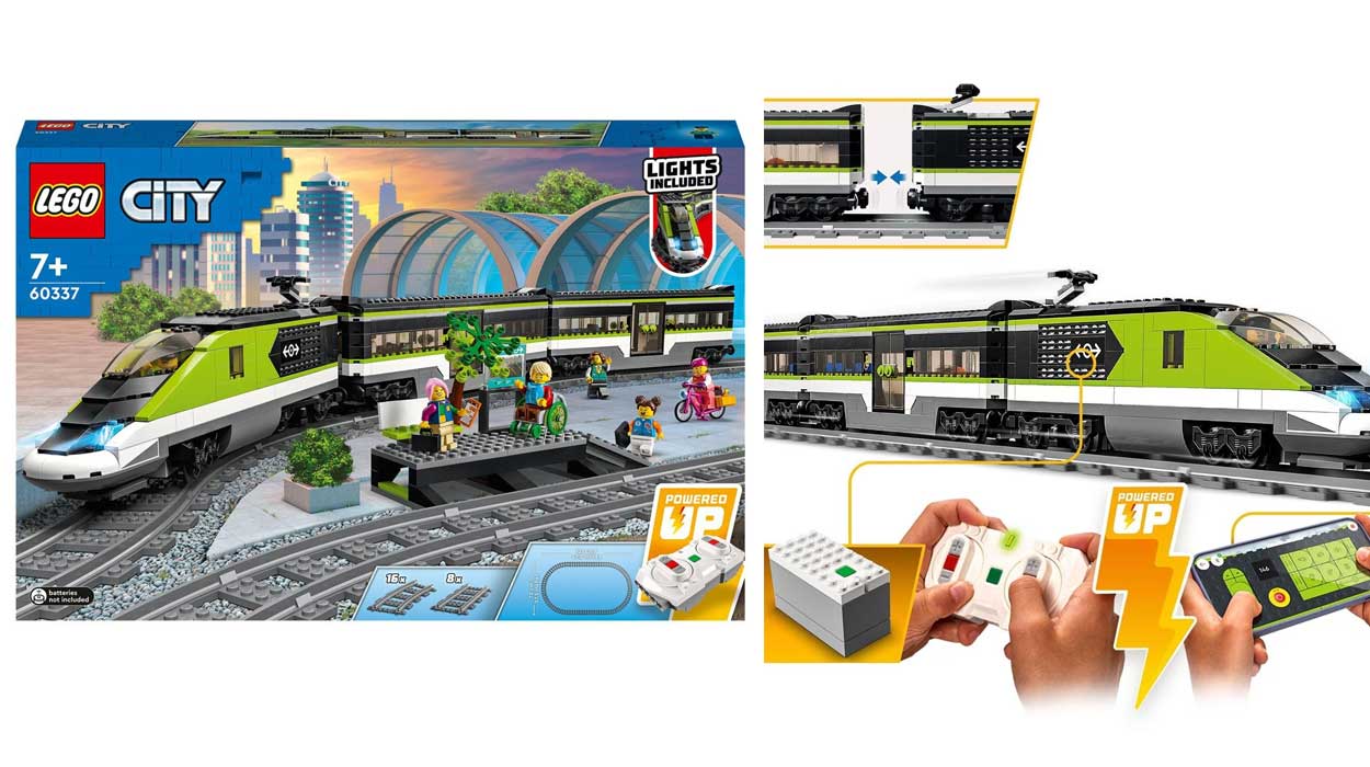 LEGO CITY tren pasajeros alta velocidad barato