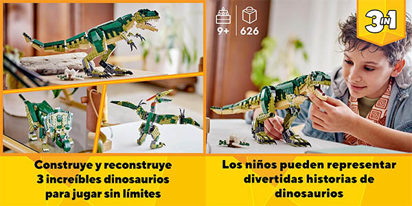 Set LEGO Creator 3 en 1 T.Rex