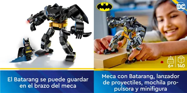LEGO DC Armadura robótica de Batman