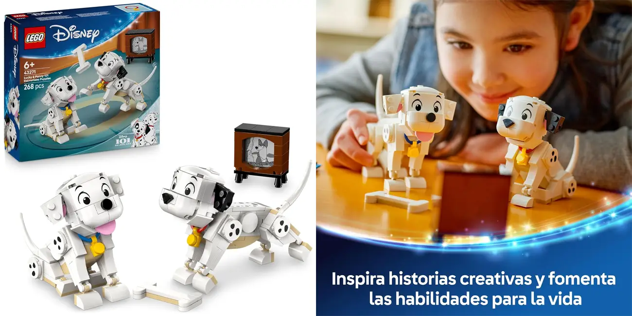 LEGO Disney Lucky y Penny Cachorros de 101 Dálmatas