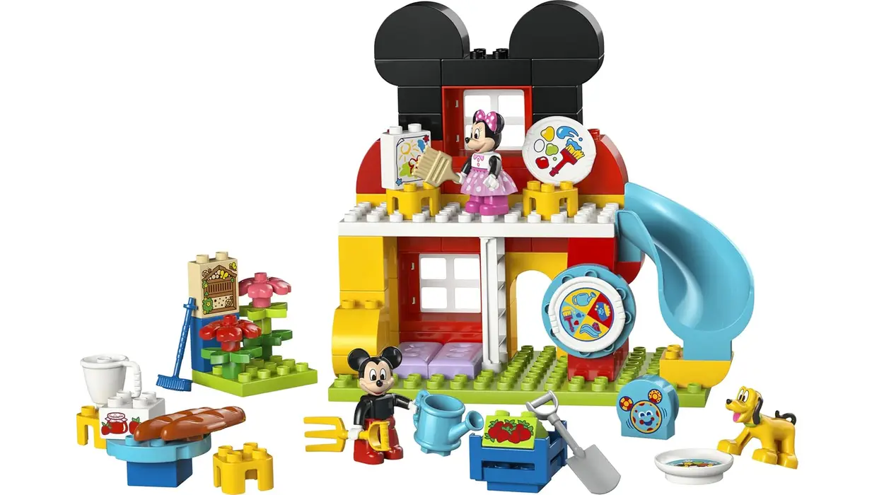 LEGO Duplo Disney Casa de Mickey Mouse con figuras de Minnie y Pluto
