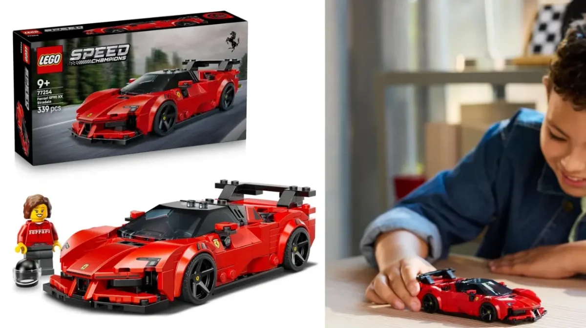 LEGO Ferrari SF90 XX Stradale: detalles auténticos para amantes del Cavallino