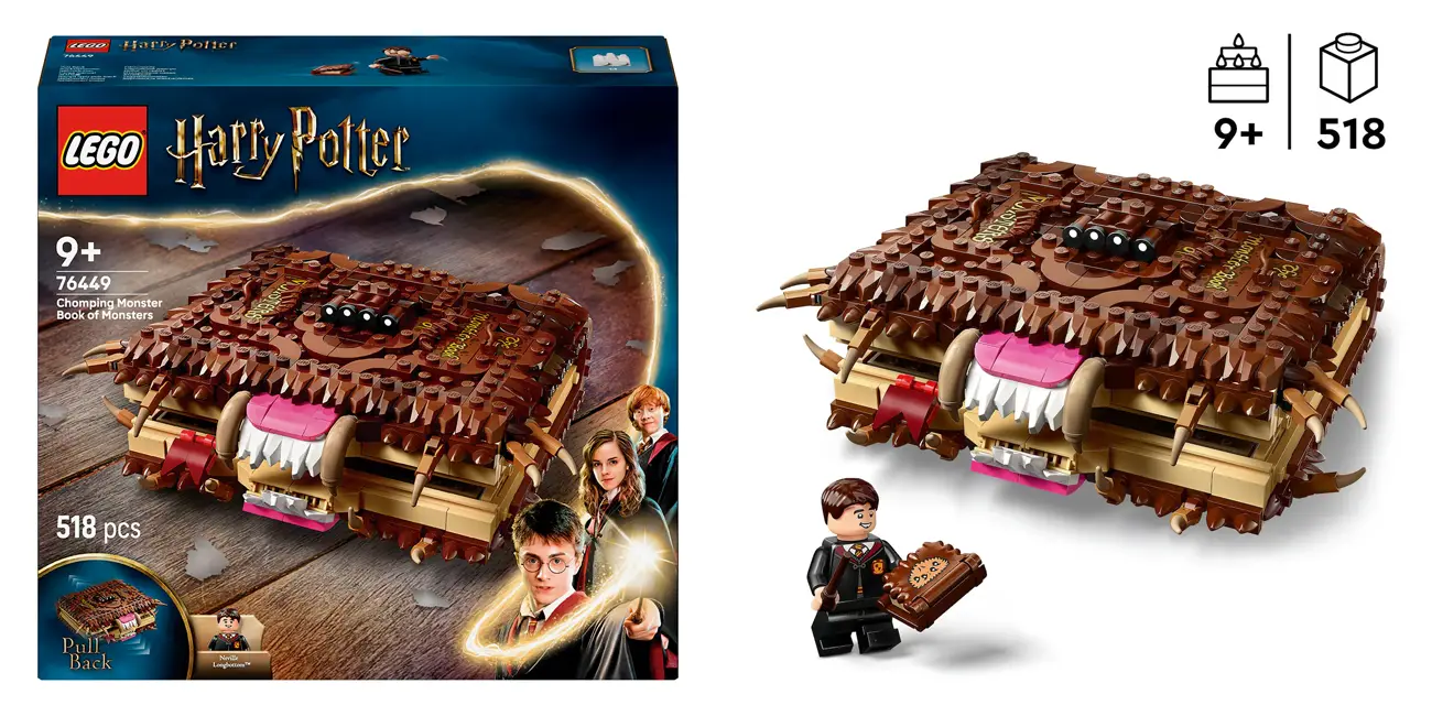 LEGO Harry Potter: Monstruoso Libro de los Monstruos Mordedor