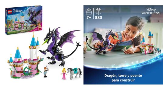 Lego Princesas Disney malefica en forma de dragón chollo