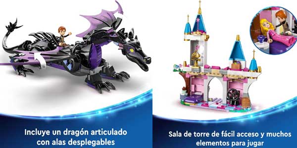 Lego Princesas Disney malefica en forma de dragón oferta