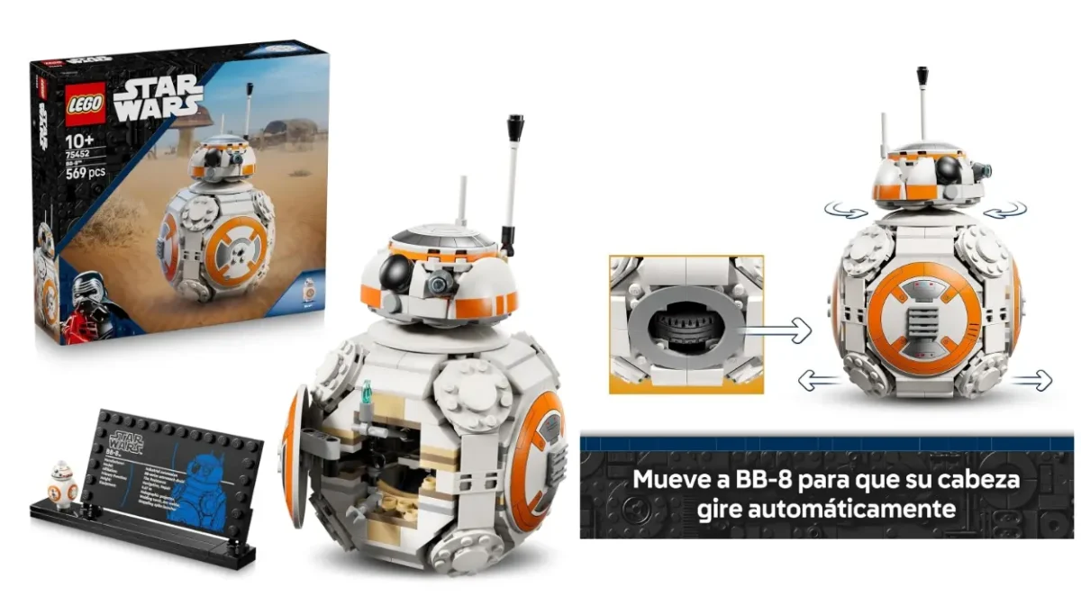 Set LEGO Star Wars 75452 Droide Astromecánico BB-8
