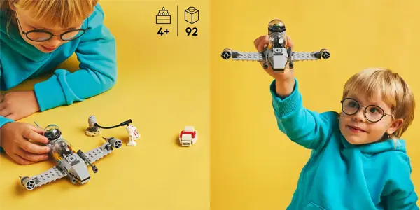 LEGO Star Wars Caza Estelar N-1 de Mando y Grogu