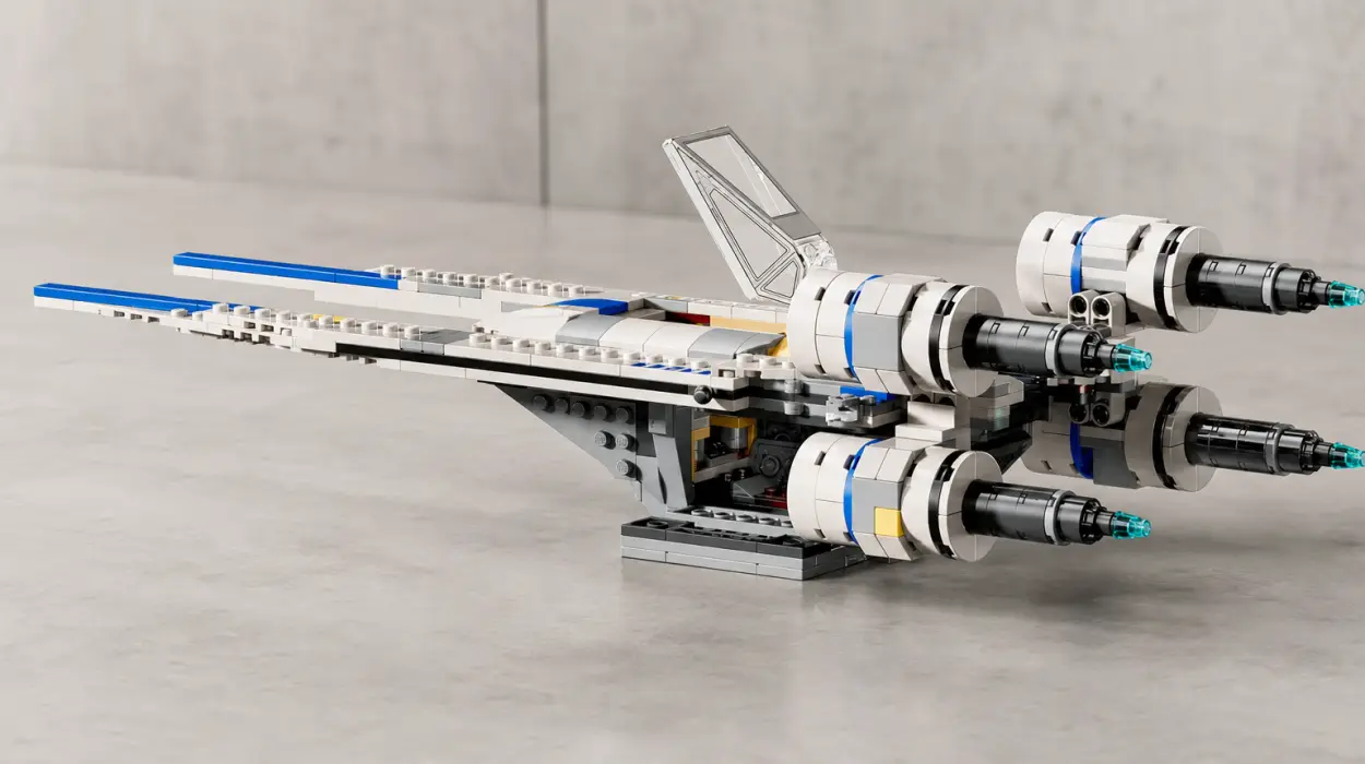 LEGO Star Wars Andor Caza Estelar Rebelde ala-U con 3 minifiguras y droide K-2SO