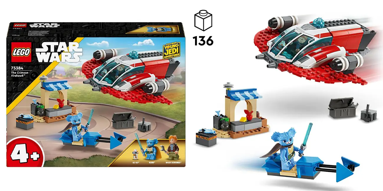 LEGO Star Wars: Las Aventuras de los Jóvenes Jedi The Crimson Firehawk
