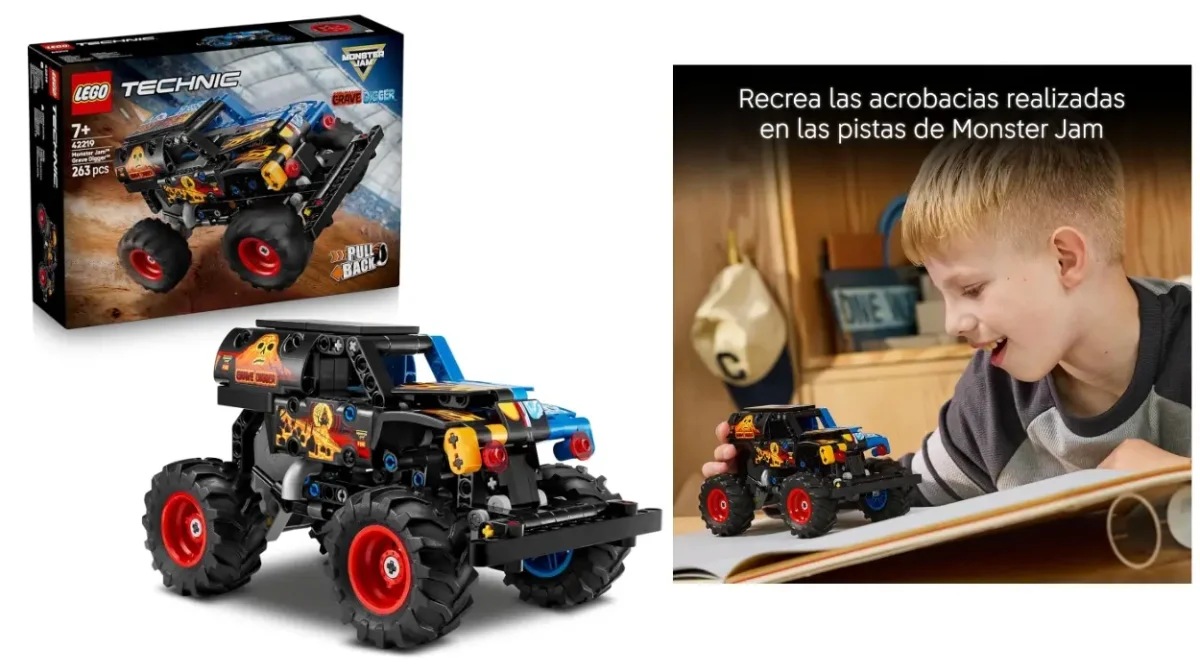 Set LEGO Technic Monster Jam Grave Digger Fuego y Hielo