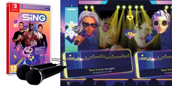 Let's Sing 2024 + 2 Micros para Switch