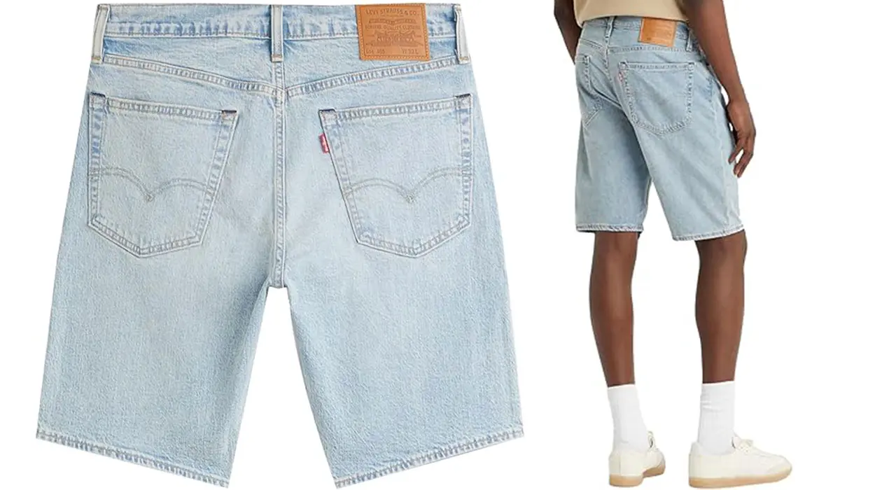 Pantalones vaqueros cortos Levi's 405 Standard para hombre baratos