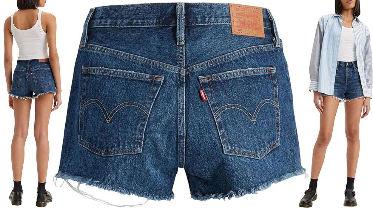 Shorts vaqueros Levi's 501 Original para mujer baratos