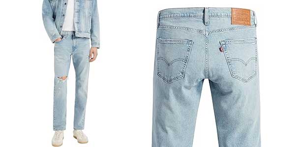 Levi's 502 taper azul claro oferta