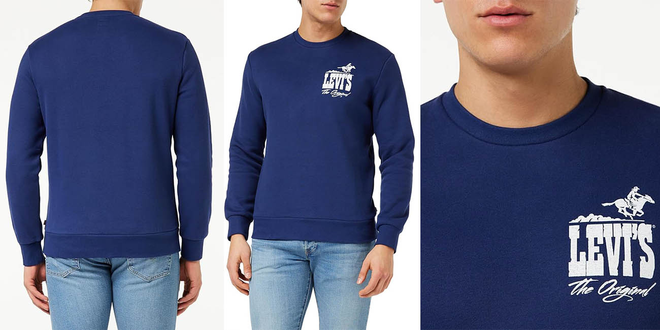 Levi's Standard Graphic Crew sudadera chollo