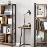 Librería estantería Vasagle de 5 niveles con barras en X